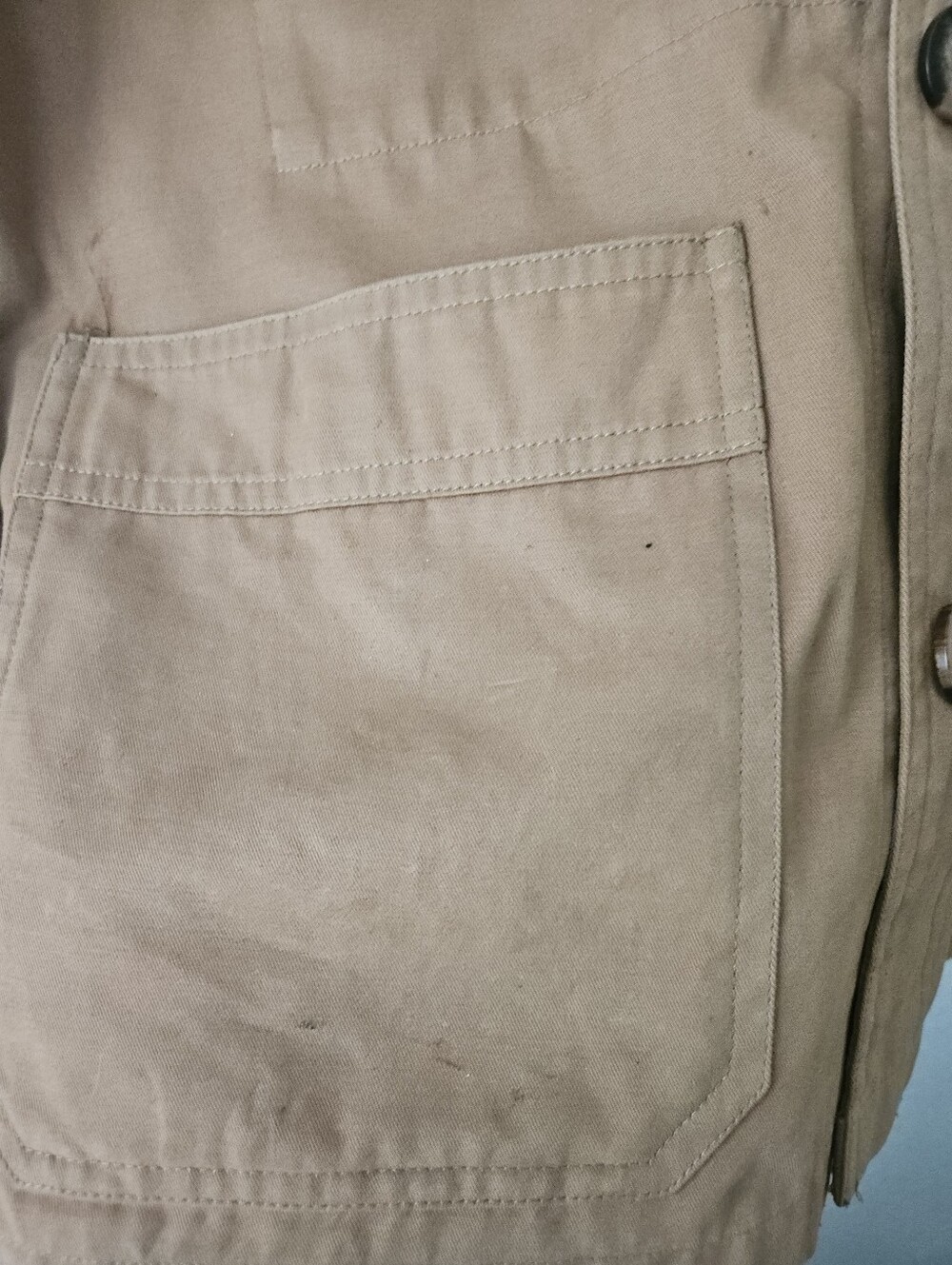 Doen Carmel jacket in cotton twill brown, medium - Picture 9 of 9